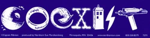 Science Fiction Coexist - Magnetic Bumper Sticker/Decal Magnet (11.5