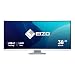 EIZO FlexScan EV3895-WT 95,3 cm (37,5 Zoll) Monitor (HDMI, USB 3.1 Hub, USB 3.1 Typ C, RJ-45 LAN, KVM-Switch, DisplayPort, 5 ms Reaktionszeit, Auflösung 3840 x 1600) weiß