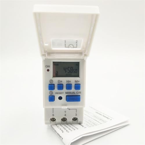 Minuteur programmable pour éclairage extérieur et chauffage avec contrôle 7 jours