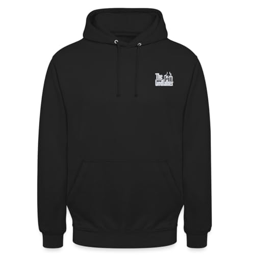 Image of Spreadshirt The Godfather Embroidered Logo Unisex Hoodie Black