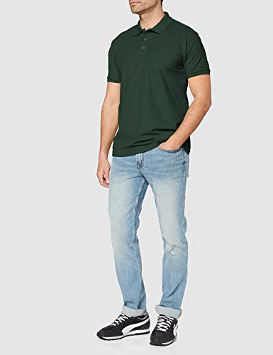 Fruit of the Loom SS025M Polo, Bottle Green, XL
