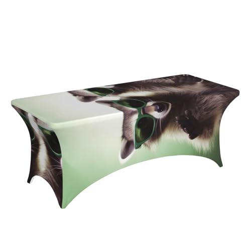Nappe élasthanne raton laveur infroissable et lavable pour table