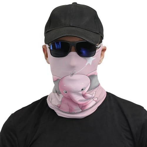 Neck Gaiter Elephant Face Mask for Travel Face Cover Scarf for Men Women Elastic Headbands Wind-proof Bandana for Skiing Fishing Hiking Cycling3
