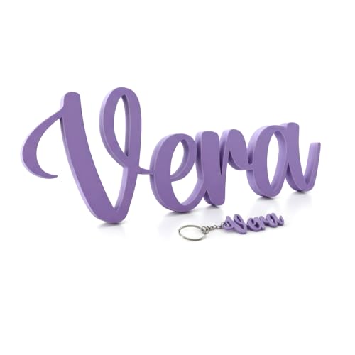 Nombre Decorativo Personalizado - Elige Tipo De Letra Y Color - Ideal Para Habitaciones Infantiles Y Eventos - Regalo Original Para Bautizos, Comuniones, Bodas O Baby Shower.