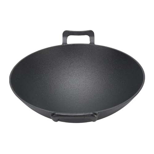 Wok de Hierro Fundido 32 cm Fondo Redondo miniatura 5