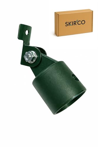 Tapas de plástico verde Ø 38 mm tapones redondos postes vallas 2