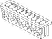 Molex / Waldom 51021-1000 Connector Discrete Wire Housing