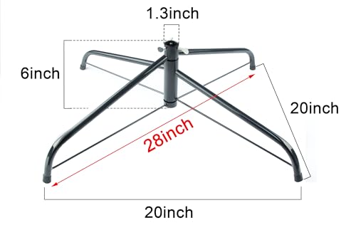 image for MNKXL 28 Inch Christmas Tree Stand for 4 to 10ft Christmas Trees,fits 