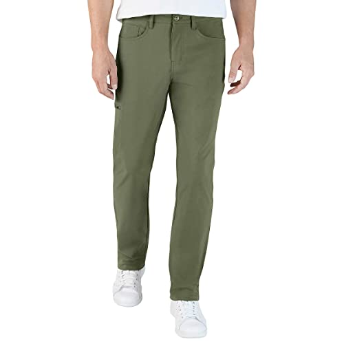 Weatherproof Vintage Lightweight Performance Weather-Flex Tech Pant (36W x 30L, Olive)