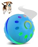 Interaktiver Hundesball Elektrische interaktive Hundekugel Automatik rollender Hundeball Ladefunktion Typ C 6 zufällige Lichteffekte Durchmesser 6,6 cm Hundegeeignet
