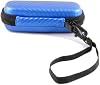 Estuche de Transporte CASEMATIX Compatible con FiiO SNOWSKY Echo Nano Reproductor de Audio | Estuche de Viaje Portátil Azul EVA con Interior Acolchado, Bolsillo para Accesorios, Correa de Muñeca y Mosquetón para Reproductor de Música Digital 8
