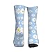 Daisy Flower Socks for Women Men, Novelty Holiday Cute Cozy Crew Ankle Socks for Golf,Sports, Running, Travel (US, Alpha, One Size, Regular, Regular, Daisy)