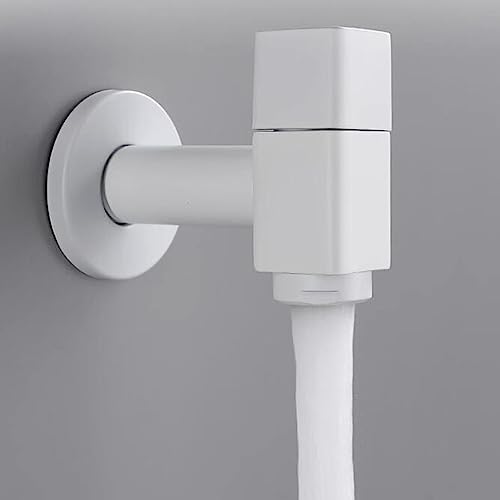 Robinet de salle de bains encastré blanc laiton mitigeur eau froide lavabo
