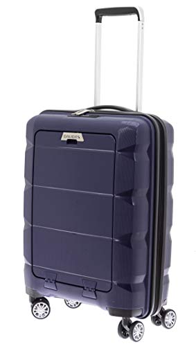 Preisvergleich Produktbild Aktenkoffer Pilotenkoffer Laptop Reise Trolley Koffer Blau 55 cm Bowatex