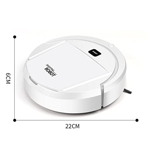 Image of Enakshi 3 in 1 Robot Vacuum Cleaner with Sweep, Suction & Mop Function, USB Rechargeable Smart Floor Cleaning Robot for Marble, Tile & Wooden Floors, Low Noise Automatic Vacuum Cleaner