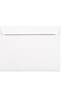 Vista 2 de LUXPaper - Sobres para ventana de folleto de 9 x 12 pulgadas, color blanco brillante, texto de 28 libras, 50