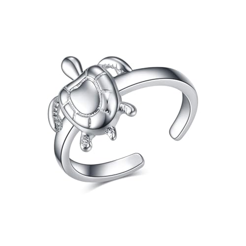 Anillo de tortuga marina hipoalergénico y ajustable que no irrita la piel sensible