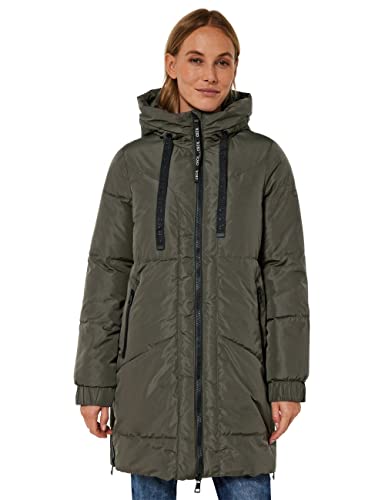 Cecil Damen B100740 Steppmantel,olive oil green,XXL