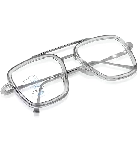 Image of ARICKS Tony Stark Style Blue Light Blocking Glasses for Men Women, Iron Man and Spider-Man Computer Gaming Glasses by Computer /Tablet /Laptop /Mobile