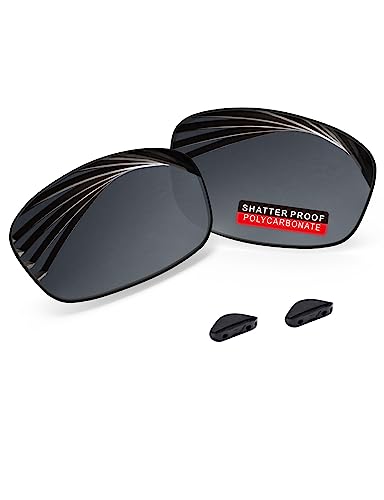 Image of PRO+ Polycarbonate Replacement Lenses & Nose Pads for Oakley Fives Squared(4+1) OO9238 Sunglasses