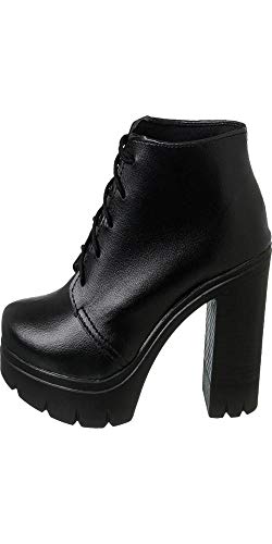 Plataforma Tratorado Cano Curto Preto (Sintético, 36)