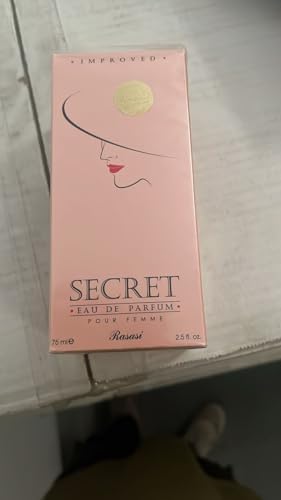 Secret for Woman EDP - Eau De Parfum 75 ML (2.5 oz) | Expression of Love | Floral Fruity Combination of Notes like Violet Leaf, Camelia, Rose, Honeysuckle & Musk | by RASASI Perfumes