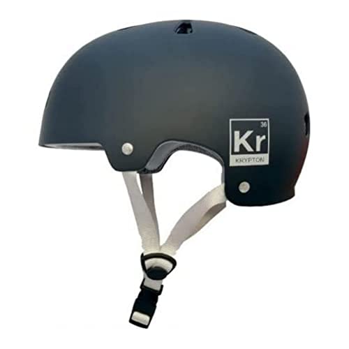 Casques de sport adulte ALK Krypton unisexe noir et gris en taille M