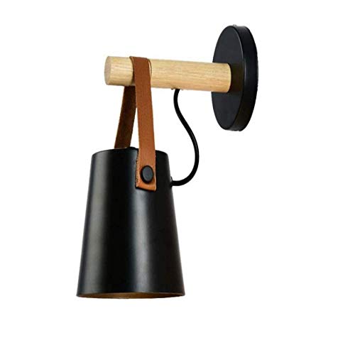 Lampshade pendant lamp LED métal noir au design vintage industriel E27