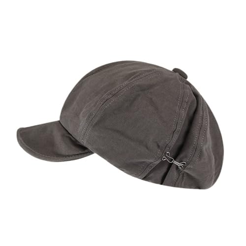 Chapeau de chauffeur de taxi tendance en toile souple pour femme adepte du style vintage