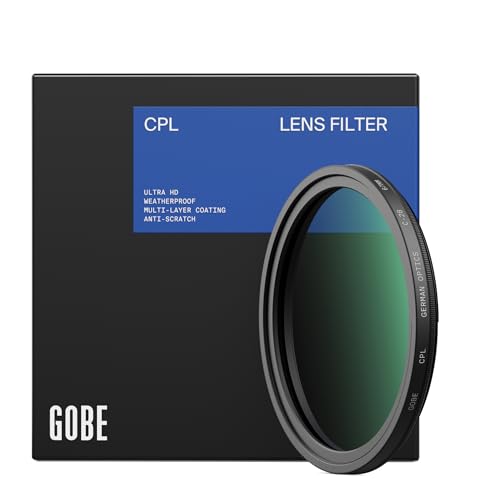 Gobe 62mm Circular Polarizing (CPL) Lens Filter (Pro)