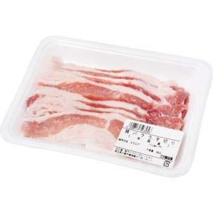 【量り売り商品】米国産 豚肉バラうす切り約190g(163g-216g)のサムネイル