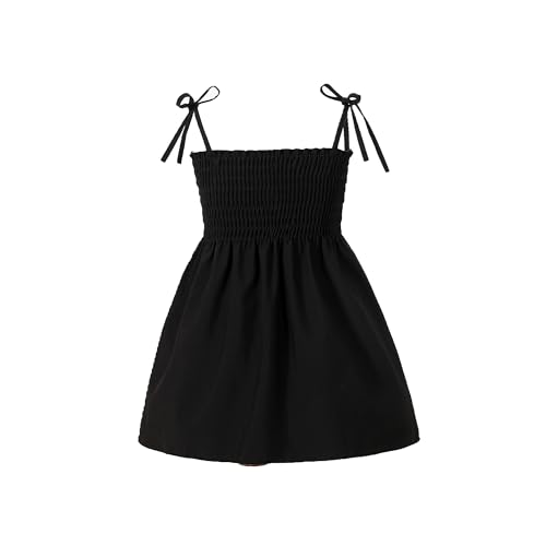 LYSMuch 1-7T Toddler Baby Girl Sleeveless Boho Dress Spaghetti Strap Outfit Casual Clothes