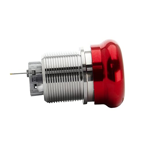 Shopcorp Aluminum Emergency Push Button, 1 N/O And 1 N/C - 16Mm Waterproof Latching Switch For Home Or Industrial Equipment And Mount Panels In Operating Rooms And Distribution Boxes (4 Pack)﻿ #TOP2