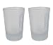 Jagermeister Set of 2 Frosted Deer Stag Shot Glasses