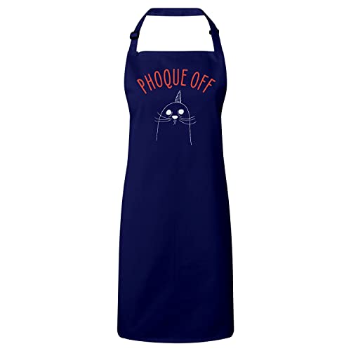 Tablier cuisine phoque off avec jeu de mot animaux pour rire en famille