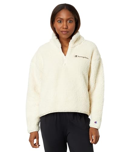 Champion Women's Cozy High Pile Quarter Zip Pullover