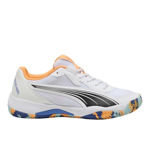 Image of PUMA Mens Nova Court Padel Tennis Sneakers Shoes - White