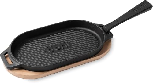 Ooni Cast Iron Grizzler Pan - Grill Frying Pan, 12