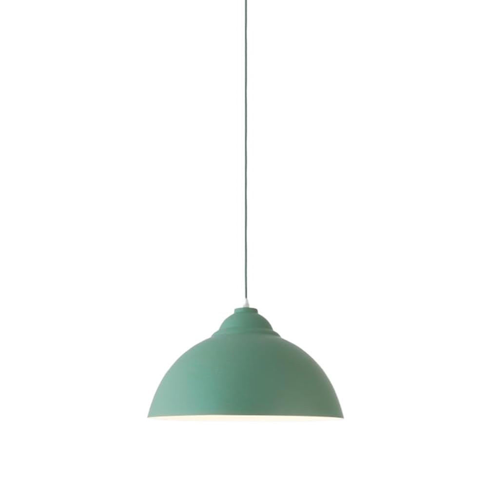 KBUUKYYXouy Metal Colorful Ceiling Pendant Lighting, Aluminum Semicircle Light Fixture, Indoor Hanging Lamp, Single Chandelier for Over Kitchen Island Sink Dining Room Entryway(Green)
