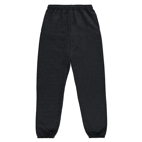 Yacht & Smith 3 Pack of Boys Jogger Bulk Sweatpants, Black Navy Gray, Comfy Lounge Joggers for Kids4