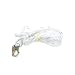 Peakworks Fall Protection V84084025 Vertical Lifeline Rope with Back Splice and Snap Hook, 25 ft. Length, White