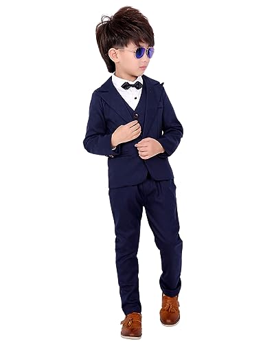 Costume trois pièces garçon confortable qui ne pique pas pour fête
