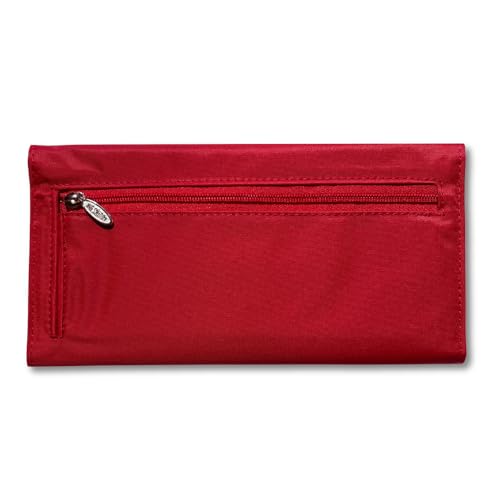 Image of Big Skinny Women's Slimvelope Tri-Fold Checkbook Slim Wallet, Holds Up to 40 Cards