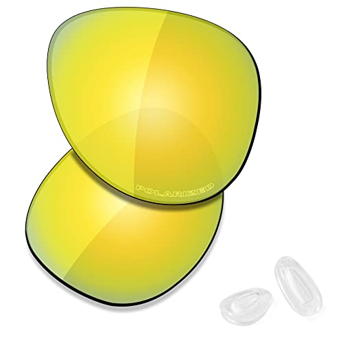 Image of SAUCER Premium Replacement Lenses & Nosepads for Oakley Elmont M OO4119 | UV400 Protection, Anti-Scratch, Precise Fit