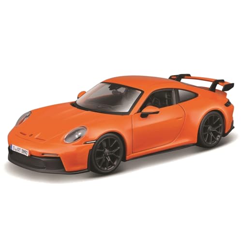 Bburago 1:24 Porsche 911 GT3 2021 - Réplique de Voiture de Collection en métal moulé - Détails réalistes intérieurs et extérieurs - Modèle pour Enfant et Adulte