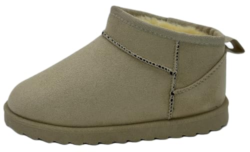 TruFox Kids Boys & Girls Mini Low Ankle Boot Soft Fur Lined Warm2