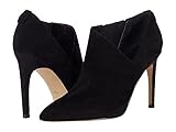 Calvin Klein Women's Harmon Ankle Boot, Black Leather, 9