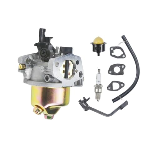 Kit carburateur pour tondeuse réparer panne démarrage bougie et joint inclus