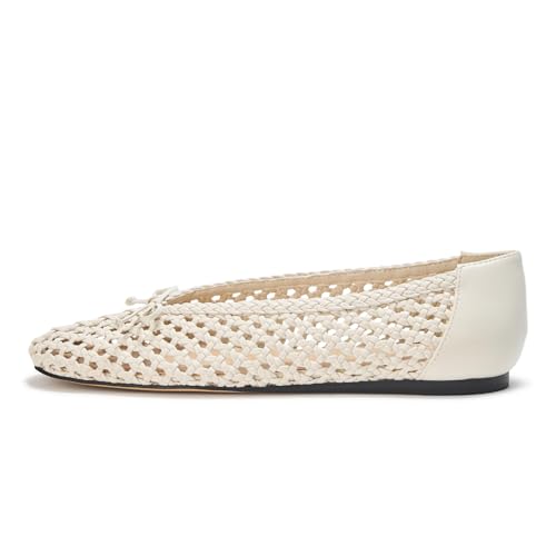 Mesh Ballet Flats for Women Woven Flat Comfortable Casual Summer Shoes2