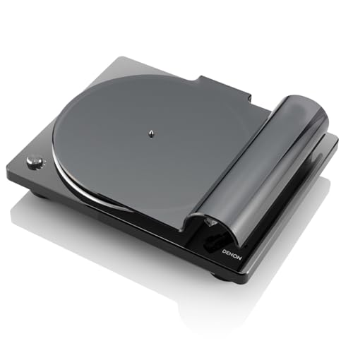 Image of Denon DP400 Record Player, Modern Turntable for 33-1 /3, 45 and 78 RPM Vinyl Records, Stereo RCA Output, Phono Preamp Output with Equalizer, Auto Speed Sensor and Special Tonearm
